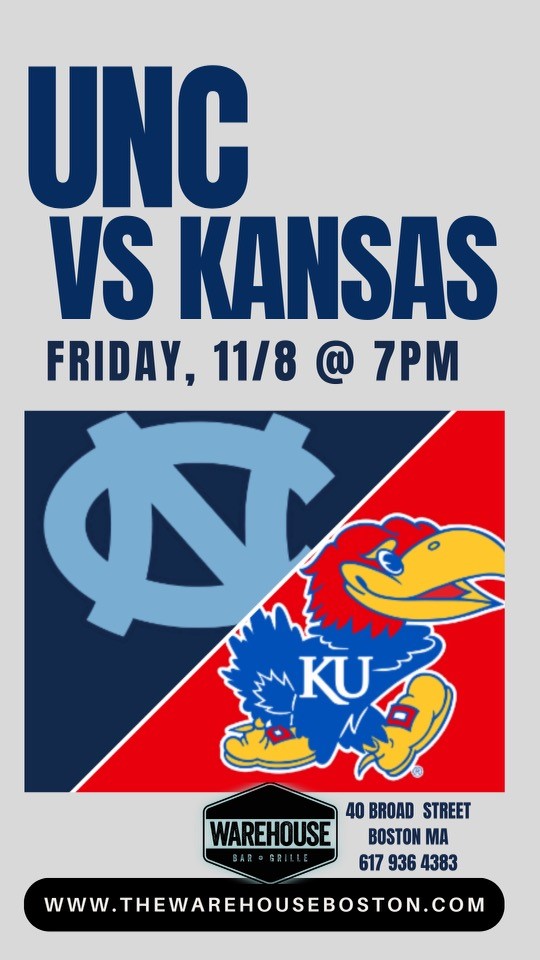 UNC Basketball VS Kansas - 11/8 @ 7 PM